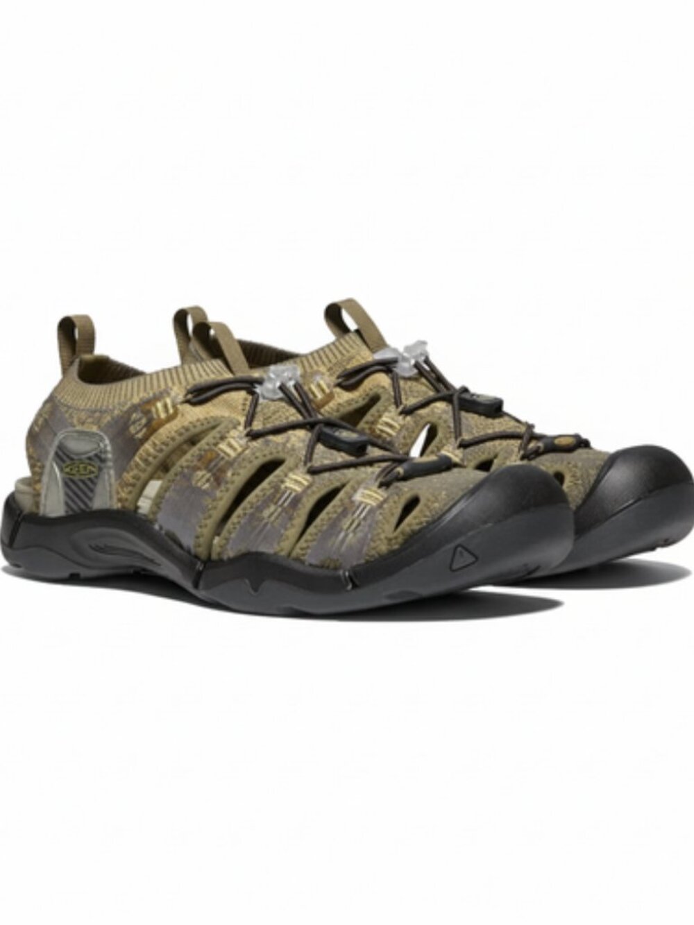 KEEN Men's EvoFit One Sport Sandals Sz 10 Olive Camo Bungee